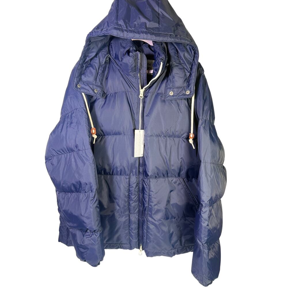 Alpine Design Men’s AD 1962 Hooded Puffer Jacket Deep Navy Size L NWT